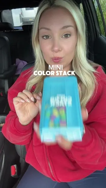 Brand new Mini version! If you’re also addicted to this game you can now take this mini one with you anywhere! #colorstack #viralgame #fyp 