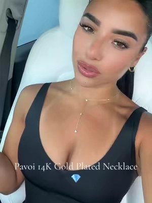 good quality jewelry does not have to he expensive, i’m obsessed with this one @PAVOI #pavoi #pavoijewelry #necklace #goldnecklace 