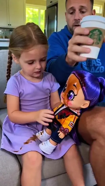 Such a sensible litle girl;I’ve got to buy her a doll as a reward.