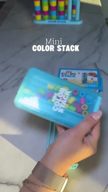 New MINI VERSION! easy to play anywhere! #colorstack #familygame #fyp 