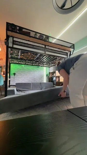 Boneless couches can be a total gamble, but I’ve been so impressed with this one!  #BonelessCouch #CouchBed #SmallSpaceFurniture #LivingRoomFurniture #dealsforyoudays
