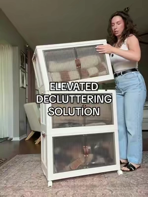 I’m always shocked how much I can cram into these 😆 #organizationideas #storagesolutions #storagebins #aesthetichome 