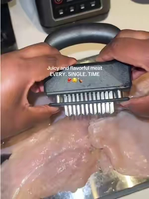 It just makes everything taste so much better 🤤 #meattenderizer #tenderizer #meatlovers #kitchenmusthaves #dealsforyoudays 
