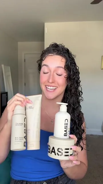 Trying the viral BASED Men’s curly hair routine! #curlyhair #based #curls #curlyhairroutine #dealsforyoudays @BASED 