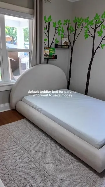 Obsessed with this! ##dealsforyoudays #SummerVibes #toddlerroom #cloudbed #homefinds 