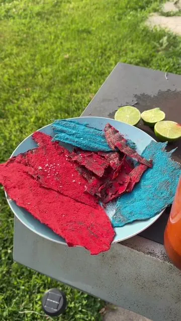 CARNE SECA EL RANCHITO ♥️🔥🥩🌶️🍋‍🟩💙🧡@El Ranchito Jerky #elranchito #beef #jerky #carneseca 
