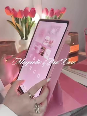 switching to this pink multifunctional iPad case was so worth it💗 @ESR US #ipadcase #ipad #ipadaccessories ##ipadgirly #ipadpro 