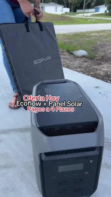 Ecoflow con Panel Solar . 