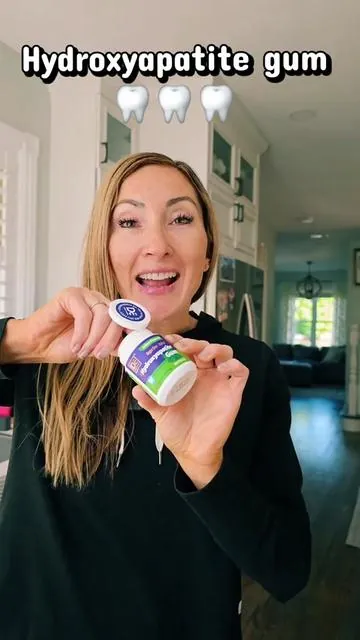 Hydroxyapatite and xylitol gum #hydroxyapatite #chewinggum #xylitolgum #teethcare #gum 