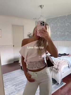 #chictops #dinnertops #dinnerootd #affordabletiktokshopfinds #pinklacetops 
