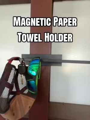 Magnetic Paper Towel Holder.