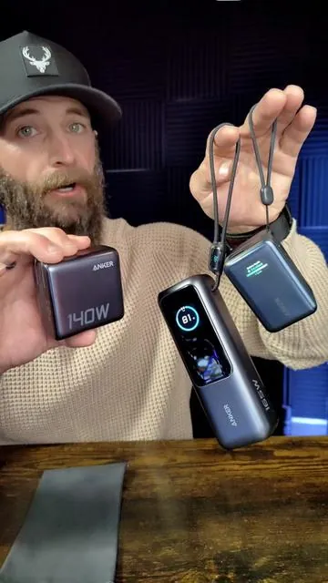 If you travel or create content, this Anker Nano power bundle is worth checking out. You get a 10,000mAh portable power bank, a 140W wall charger, and a massive 25,000mAh 165W power bank to keep all your gear charged on the go. 🔋✈️ #Anker #PowerBank #ContentCreator #TravelTech #dealsforyoudays 