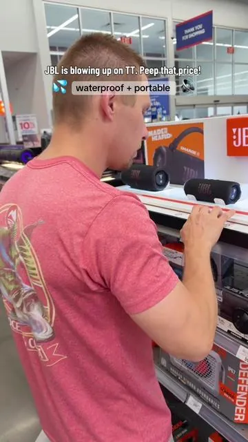 Don’t pay those in store prices when it’s so much cheaper on tt. The JBL Flip 7 is my davekte speaker… portable and waterproof but save your 💰and peep that tt deal.  @JBL 