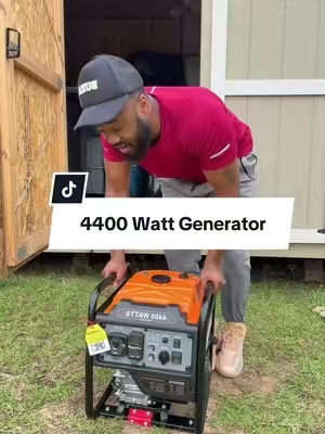 4400 Watt Generator.  #summervibes #dealsforyoudays #fathersdaygift 