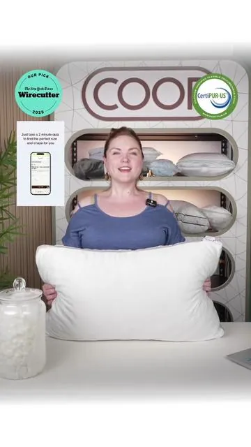 Beat the heat with our Cool+ Pillows! Jump in our live for exclusive flash sales and discounts #coop #nightroutine #pillow #swifttok #coopsleepgoods 
