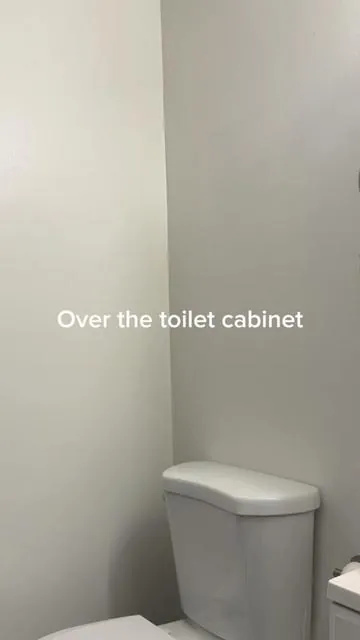 Over the toilet space saving cabinet #bathroomstorage #bathroomorganization #bathroomdecor #homeorganization #tiktokshopdealsforyoudays 