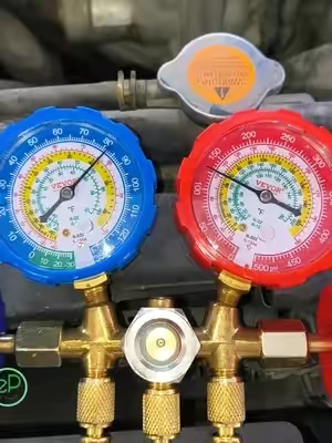 cómo rellenar gas freon en un carro #fathersdaygift #vevoracguages #vevor 