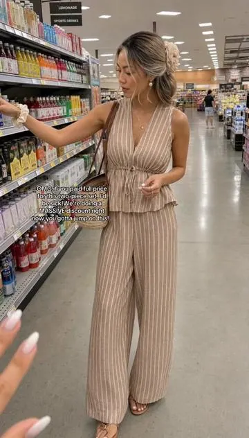 #twopieceset #ootd #tiktokshopmemorialday #dealsforyoudays #summervibe 