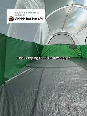 Replying to @CallMeGamin 8 person camping tent. 