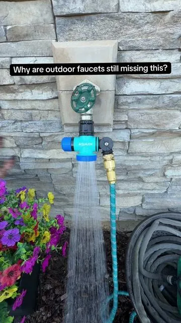 Turn your outdoor faucet into a handwashing station without losing your hose hookup. This multi-function faucet connector makes rinsing hands, tools, and garden messes so much easier right outside. 💧 #OutdoorFaucet #GardenHoseConnector #OutdoorSink #GardenTools #BackyardFinds outdoor faucet connector garden hose connector hose tap adapter outdoor handwashing station garden faucet attachment faucet hose splitter backyard faucet upgrade hose bib connector outdoor water tap garden hose adapter outdoor faucet with hand wash garden hose connector for faucet faucet adapter for garden hose outdoor faucet hose splitter backyard handwashing faucet