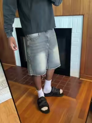 size up on the order #jorts #shorts #fashion #fashioninspo #viral 