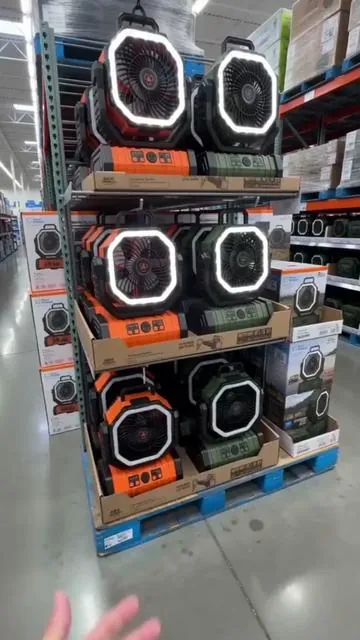 360° rotatable hook, hang it in your tent or place it on the table, cool air everywhere. #360RotatableHook #HangingFan #TentFan #dealsforyoudays  #Summervibes  lyfs-0605-1-zjh