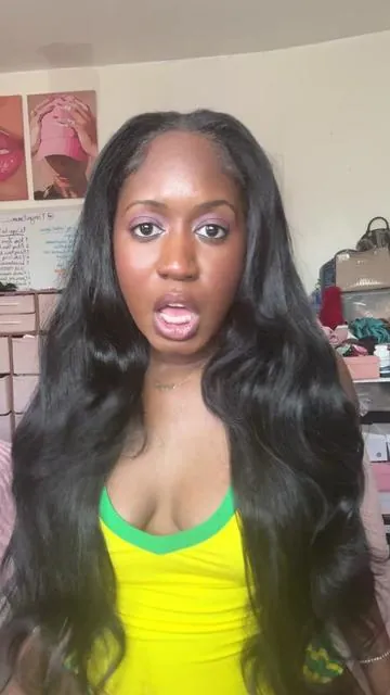 I can’t believe how affordable this v-part synthetic wig is! Click the orange cart to buy! #vpartwig #syntheticwig #upartwig #wigreview #affordablewig 