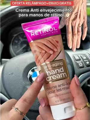 Crema de Retinol para ayudar a anti envejecimiento arrugas mamanchas y sequedad en las manos👌🏻✨ #retinol #retinolskincare #antiaging #arrugas #retinoides @Beauty Solutions LTD. 