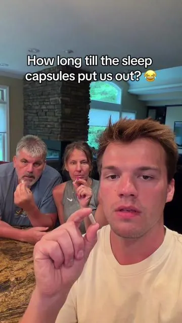 My parents were out 😂 #lulla #lullacapsules #sleepcapsule 