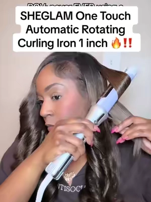 This @SHEGLAM HAIR US 1 inch automatic rotating hair curling iron will make you throw all of your other curlers away‼️ Literally the only curling iron you will ever need ladies 🎯 Gets super hot, superrrrr easy to use, does all the curling work for you in just seconds with one touch of a button, plusssssss it’s extremely affordable 👏🏾👏🏾🎁 Girl this hair styler is definitely a MUST have 🔥🔥😍  10000/10 highlyyyyy recommend #sheglam #curlingiron #rotatingcurlingiron #automaticcurler #dealsforyoudays 