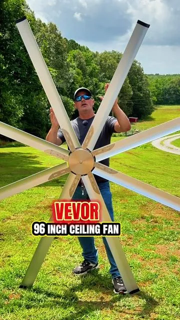 VEVOR 84” & 96” Ceiling Fan SEO Keep your shop, pole barn, garage, warehouse, pavilion, covered patio, or large indoor space cool with the VEVOR 84-inch and 96-inch ceiling fans. These oversized industrial-style fans move serious air, helping reduce heat buildup and improve airflow in large areas. With multiple speed settings, remote control operation, and energy-efficient performance, they’re perfect for workshops, metal buildings, barns, event spaces, and outdoor living areas. Keyword Block: VEVOR ceiling fan, 84 inch ceiling fan, 96 inch ceiling fan, large ceiling fan, oversized ceiling fan, industrial ceiling fan, commercial ceiling fan, shop fan, garage ceiling fan, pole barn fan, barn ceiling fan, warehouse fan, workshop fan, patio ceiling fan, covered patio fan, pavilion fan, metal building fan, man cave fan, remote control ceiling fan, high airflow fan, energy efficient ceiling fan, large room fan, air circulation fan, garage cooling, shop cooling, barn cooling, warehouse cooling, patio cooling, summer cooling solution, outdoor living, summer vibes Hashtags: #VEVOR #CeilingFan #PoleBarn #GarageLife #SummerVibes 