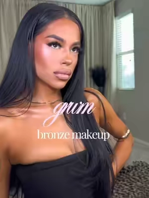 Bronze glam routine 🤎✨ grwm. 🐆 Products  @Maybelin Super stay skin tint shade 310 @tarte cosmetics Shape tape concealer in 22N Maybelline Fit me concealer shade 005  @elfcosmetics Camo liquid bronzer in medium  Airspun Setting powder in translucent @Makeup By Mario Softsculpt bronzer in medium dark  @Juvia’s Place Blush volume 4  ELF Power grip dewy setting spray @Milani Cosmetics SPF dewy setting spray  @M·A·C Cosmetics Highlight in soft and gentle  @REVLON lip liner in Sienna  #makeup #blush #bronzymakeup #makeuptransformation #makeuptutorial 