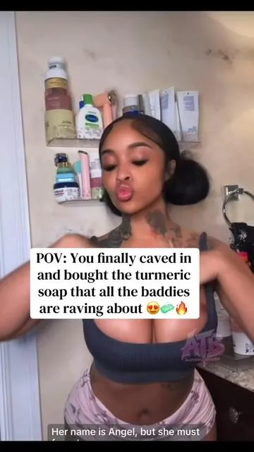 Yall better get this soap before it sells out, the girls are LOVING this! Grab yours now!!! 🧼😍 #baddies #skincare #facecard  #viral #turmeric 