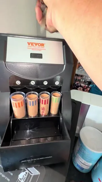 VEVOR USD Coin Sorter #vevor #vevorcoinsorter #coinsorting #coinsortingmachine 