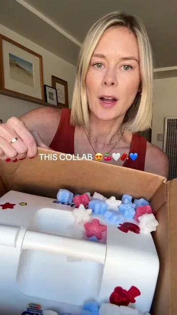 Screaming 😍🧨💙 Getting in your greens has never been more fun @Grüns @Popsicle  #greensgummies #dailywellness #adultmoney #grunsgummies #summervibes 