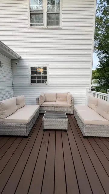 7-Seat Modular Patio Furniture Set #outdoors #patiofurniture #patio #patioseason #outdoorfurniture 
