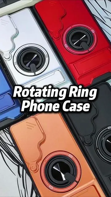 Shockproof Magnetic Case with Slide Camera Lens Protector For Samsung Galaxy S25/S24/S23/S22/ S21 Ultra Plus Rotating Ring Holder.#samsunggalaxyphonecase #CaseMagneticoGalaxyProteccionCompleta