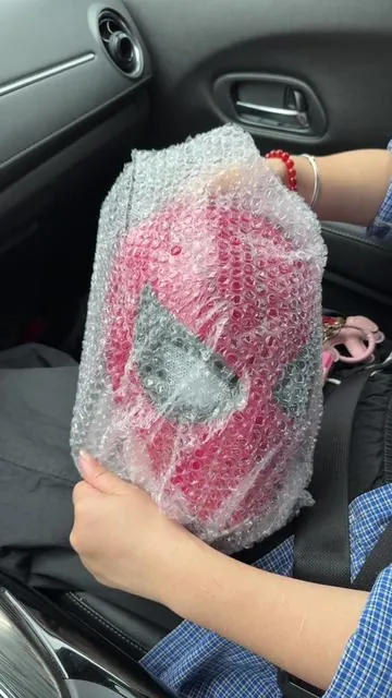 He said this was the best birthday gift he had ever received.#fyp #tiktokshop #birthdaygift #mask #spiderman 