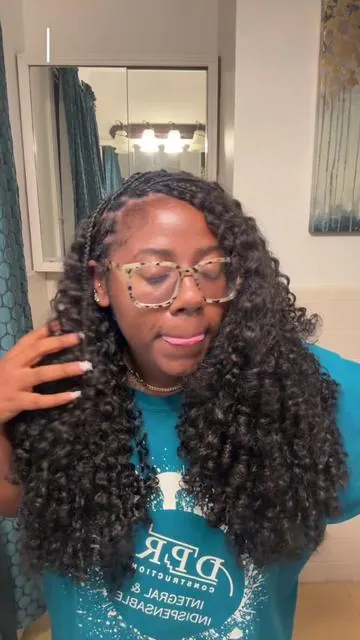 yall should know i live some curls😩 #blackgirlhairstyles #miracleknots 