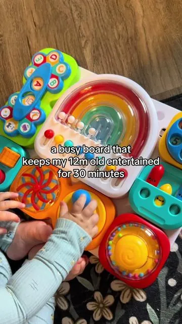he loves how you can remove and put back on the toys too! #dealsforyoudays #toddlertoy #screenfreeplay #screenfreeactivities 