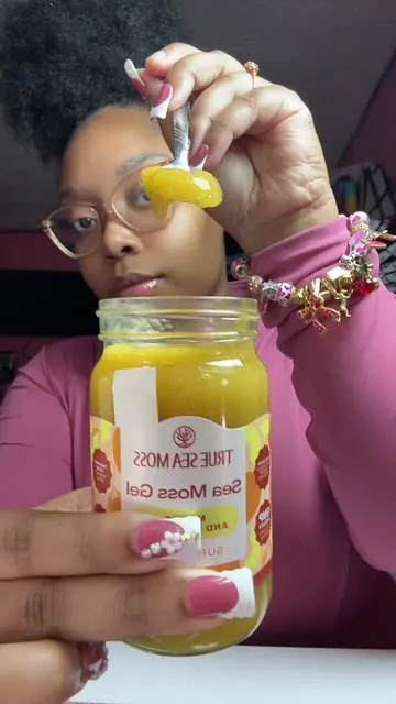 My first time trying @trueseamoss and I get the hype 😍🍍🥭 TikTok Shop exclusive and on sale right now! #trueseamoss #seamossgel #tiktokshopexclusive #seamossbenefits #tiktokshopcreatorpicks 