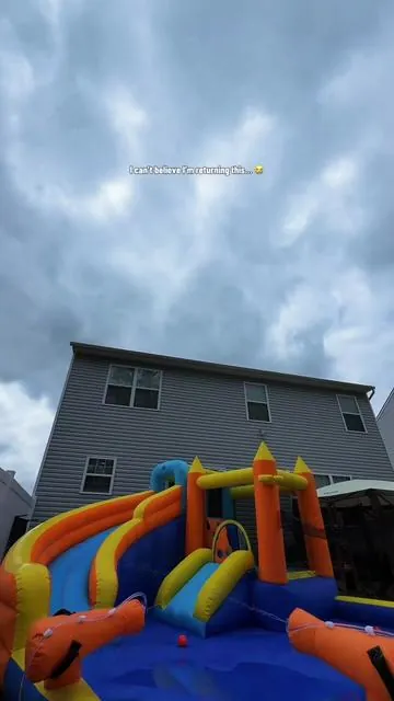 the only thing better than a backyard water park? a backyard water park on sale🤌🏻☀️💦🛝 #Home #fun #Summer #dealsforyoudays #summerwins 