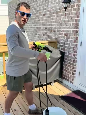 This is the ultimate Father’s Day gift this summer #cordlesspressurewasher #pressurewasher #dealsforyoudays #summerwins 