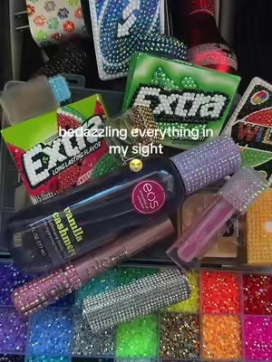 Someone needs to stop me 😭 #bedazzled #bedazzlekit #bedazzleblingkit #bling 