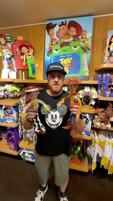 Toy Story Woody & Jessie Interactive Talking Figures 🤠⭐ These aren't just talking action figures. When Woody and Jessie are together, they can actually recognize each other and automatically have a conversation with the press of just one button. They even unlock special phrases and interactions that are exclusive to Woody and Jessie, making this a must have set for Toy Story fans and collectors. #ToyStory #WoodyAndJessie #DisneyToys #PixarFans  @Disney Store @Pixar  @Kevin Finds  @Kevin Finds  @Kevin Finds 