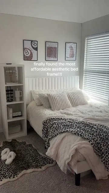 I’m in love!!!! #bedframe #dreamroom #comfybed #fypviral #ilovemybed 
