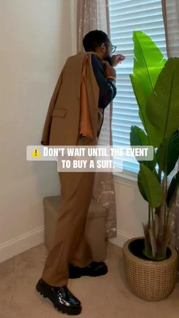 Most guys dont think about a suit until they need one. This 3 piece set makes it easy. #mensfashiontips #mensstyleguide #churchfit #suitup #dateoutfit 