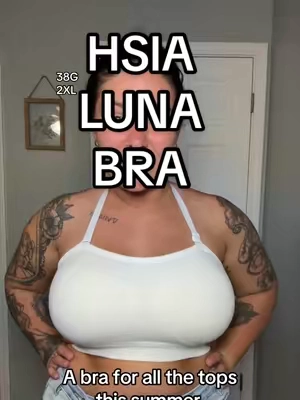 The best summer bra for all the tops and dresses 🤍 @Hsia-Bras #plussizebra #straplessbra #tubetop #wirelessbra #dealsforyoudays 