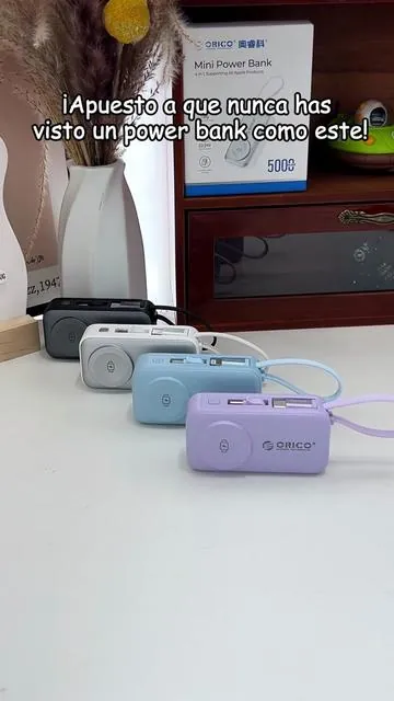 🙈Un power bank soporte 3 en 1 que cubre todas tus necesidades de carga en cualquier lugar. ¿Qué más puedes pedir?#powerbank #phonestand #fastcharging #techtoktips