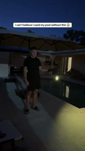 those nighttime swims are gonna hit different now #pool #poolparty #swimmingpool #poollights #dealsforyoudays  